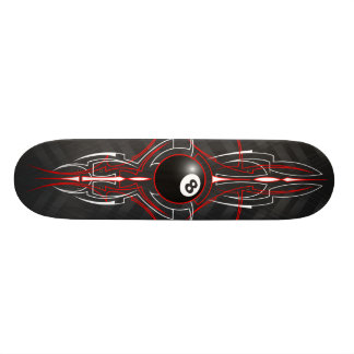 Nadelstreifen-Brett der alte Schule8-ball Skateboard