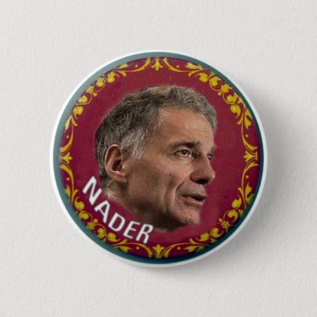 Nader-Knopf Button (Vorderseite)