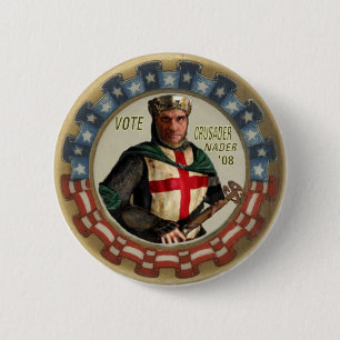 Nader-Kreuzfahrer-Knopf Button