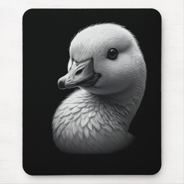 "Nadine the Goose" Art Mouse Pad Mousepad (Vorne)