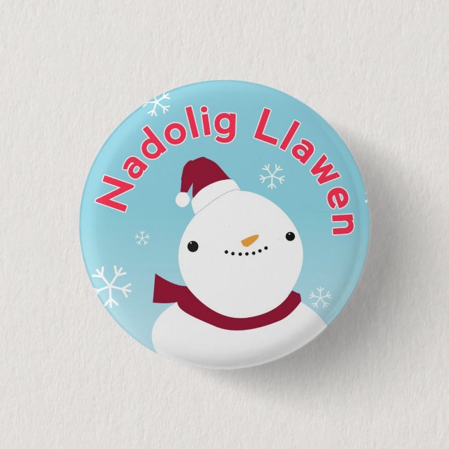 Nadolig Llawen Button (Vorderseite)