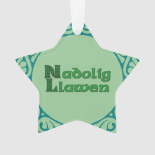 Nadolig Llawen - Waliser-Weihnachtsdekoration Ornament