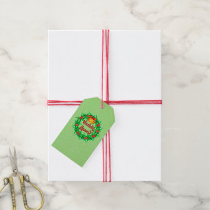 Nadolig Llawen Welsh Frohe Weihnachten Geschenkanhänger