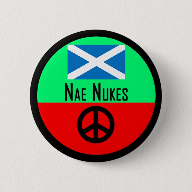 Nae greift schottisches Unabhängigkeit Indy Button (Vorderseite)