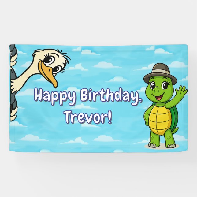 Nae Nae & Lulu Adventures Birthday Banner (Horizontal)