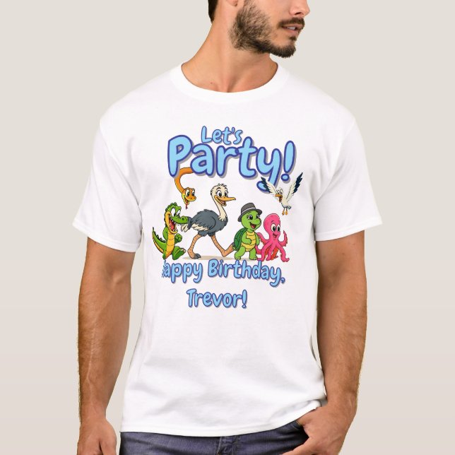 Nae Nae & Lulu Adventures Birthday Dad T-shirt (Vorderseite)