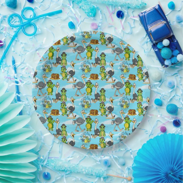 Nae Nae & Lulu Adventures Paper Plate Pappteller (Party)