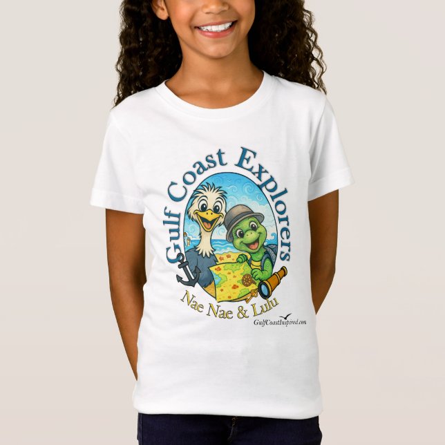 Nae Nae & Lulu Gulf Coast Explorers T-Shirt (Vorderseite)