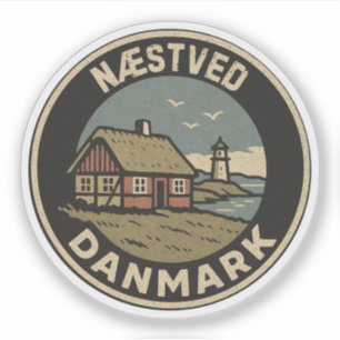 Næstved, Dänemark Danmark  Aufkleber
