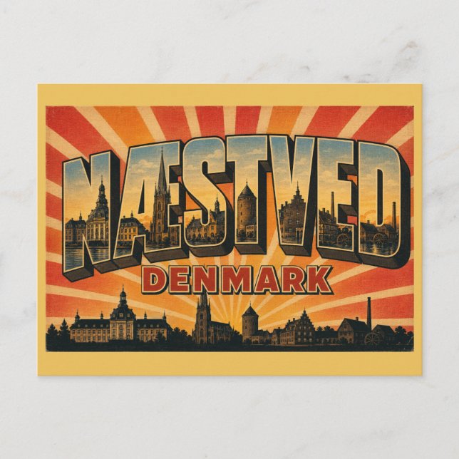 Næstved Dänemark Kirche Postkarte (Vorderseite)