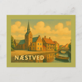 Næstved Denmark Church Postkarte