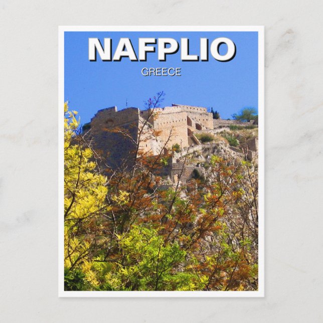 Nafplio Griechenland Travel Postkarte (Vorderseite)