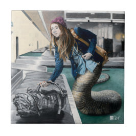 Naga Explorer World Travel Fantasy Decorasy Tile Fliese