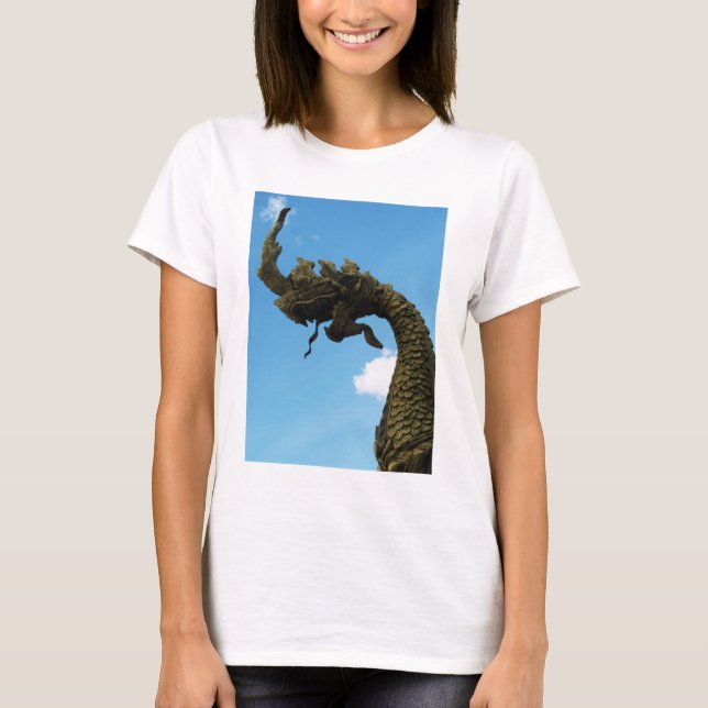 Naga ... Pha That Luang Stupa, Laos T-Shirt (Vorderseite)
