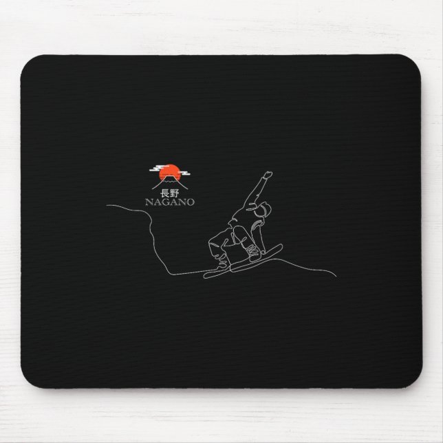 Nagano Snowboard  Mousepad (Vorne)