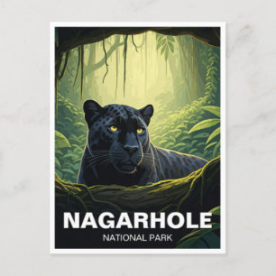 Nagarhole National Park India Travel Postkarte