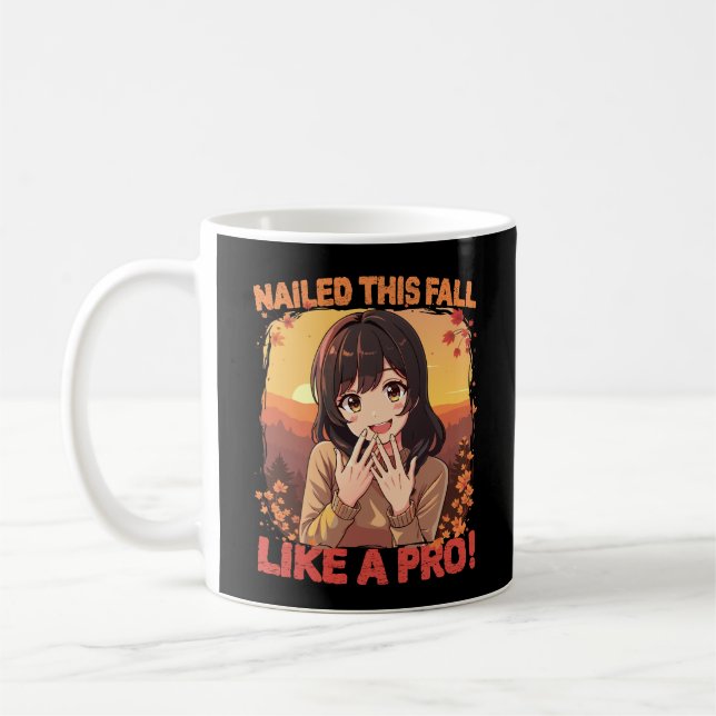 Nagel diesen Herbst wie ein Profi! Kaffeetasse (Links)
