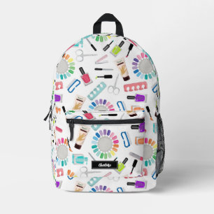 Nägel Maniküre Pediküre Schönheit Make-up Benutzer Bedruckter Rucksack