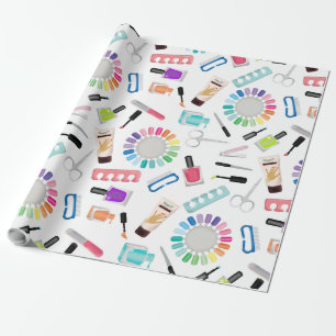 Nägel Maniküre Pediküre Schönheitssalon Geschenkpapier