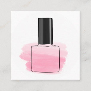 Nägel Quadratische Visitenkarte