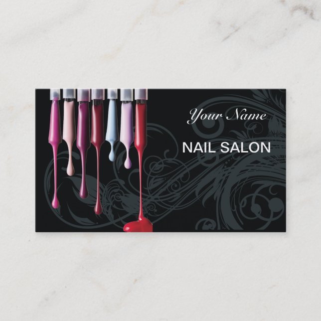 Nagel-Salon-Visitenkarte Visitenkarte (Vorderseite)