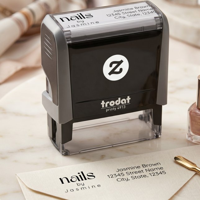 Nagel-Tech-Studio Individuelle Rücksendeadresse El Permastempel (Von Creator hochgeladen)