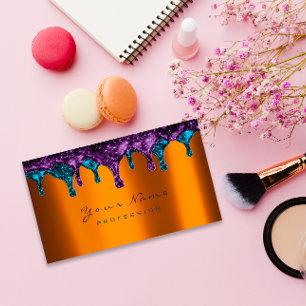 Nagel-Wachs Epilation Enthaarungs-violetter Visitenkarte