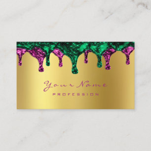 Nägel Wachs Epilation Pink Gold Green Cal Visitenkarte