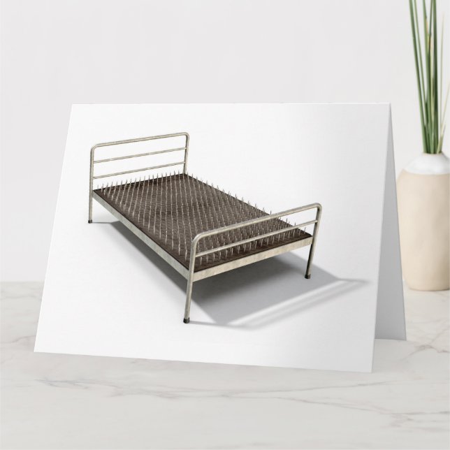 Nagelbett Abgeschieden Karte (Vorderseite)