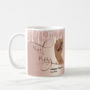 Nagelbus, Geschenk für Nageltechniker Kaffeetasse