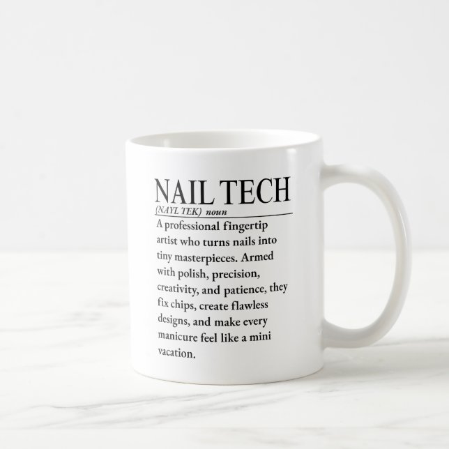 Nageldesigner Kaffeetasse (Rechts)