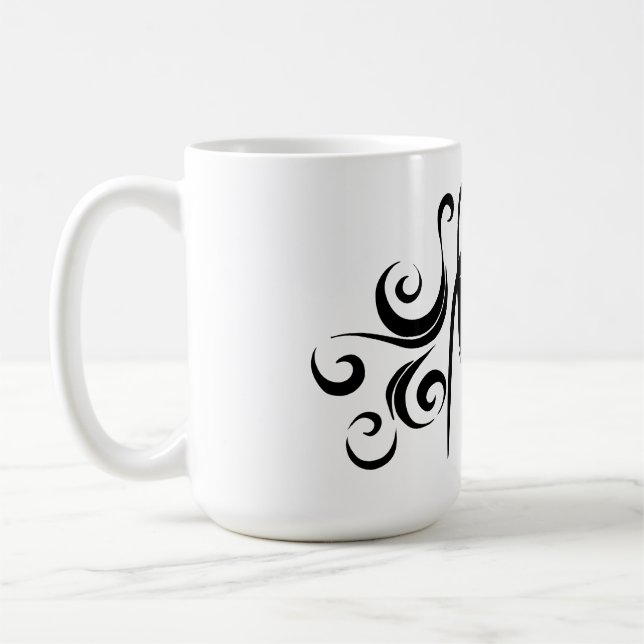 Nagelkunst Kaffeetasse (Links)