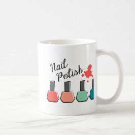 Nagellack Kaffeetasse