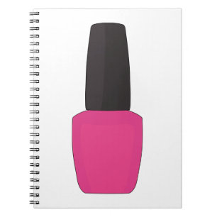 Nagellackflasche Notizblock