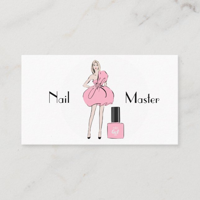 Nagelmeister Visitenkarte (Vorderseite)