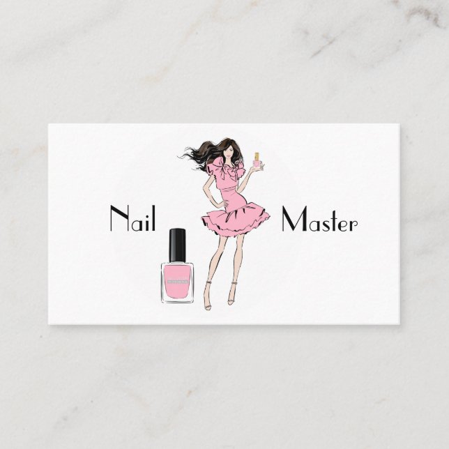 Nagelmeister Visitenkarte (Vorderseite)