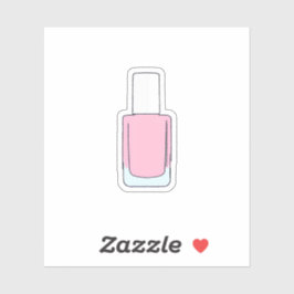 Nagelpolnische Flasche Aufkleber