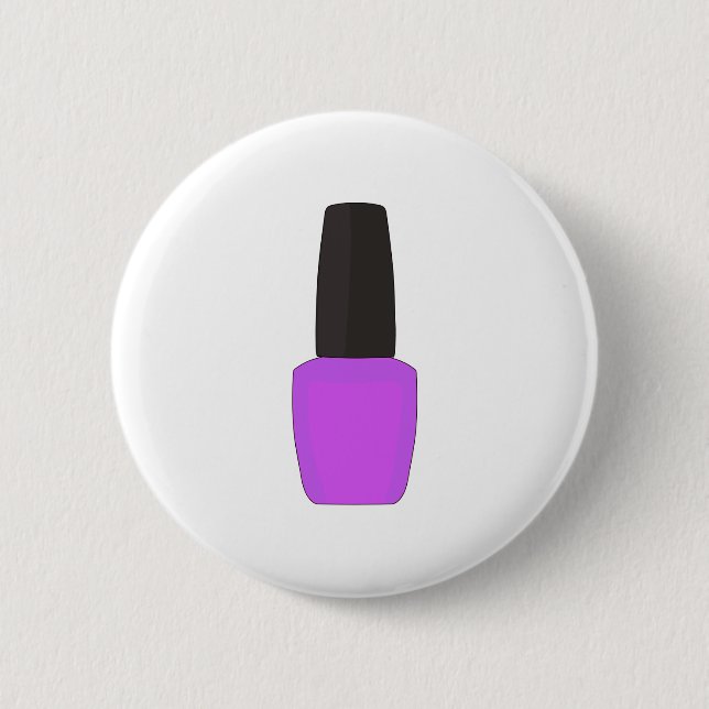 Nagelpolnische Flasche Button (Vorderseite)