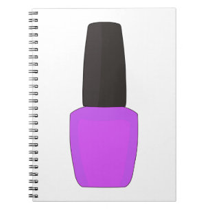 Nagelpolnische Flasche Notizblock
