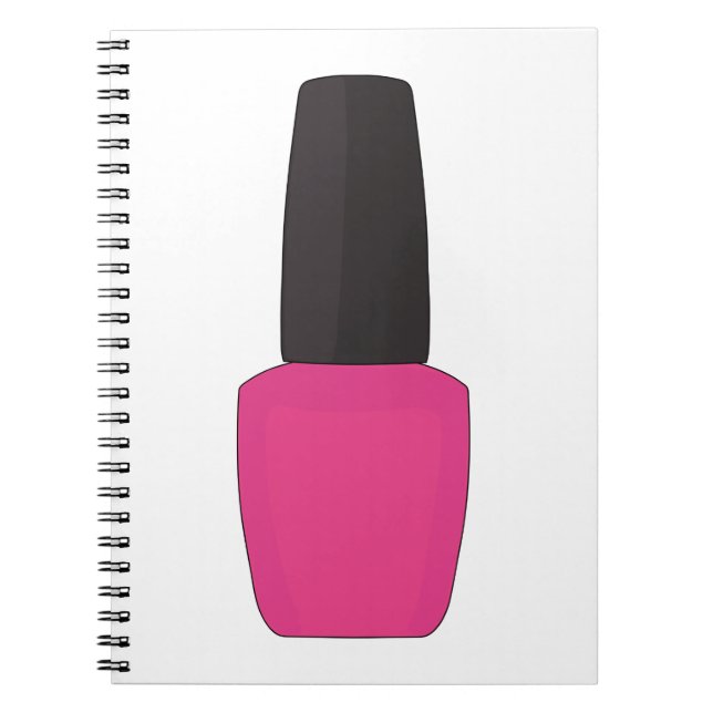 Nagelpolnische Flasche Notizblock (Vorderseite)