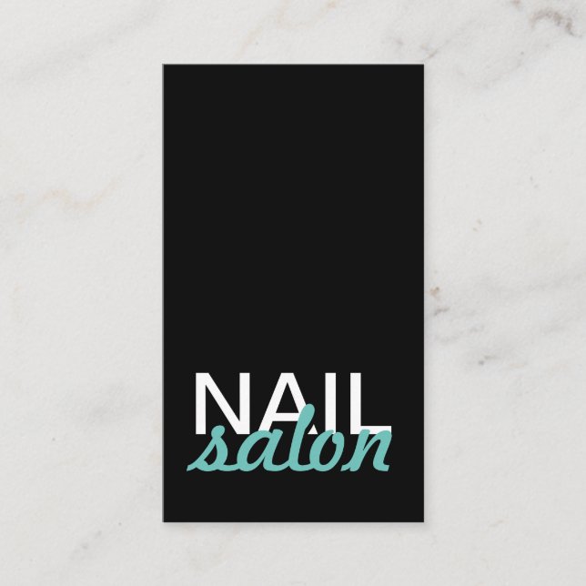 Nagelsalon manicures Lochkarte Treuekarte (Vorderseite)