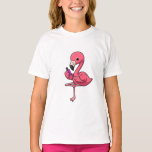 Nagelstudio Flamingo Kinder T-Shirt