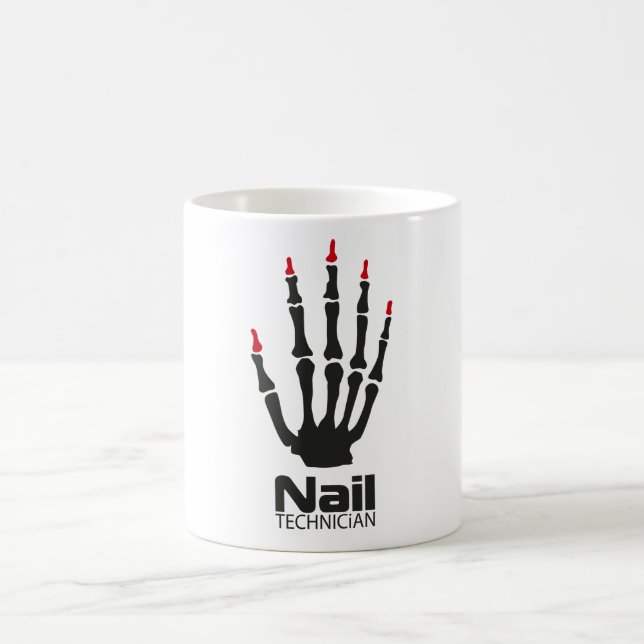 Nageltechniker Kaffeetasse (Mittel)