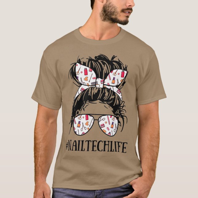 Nageltechniker Meister Manikurin Beauty Nail T-Shirt (Vorderseite)