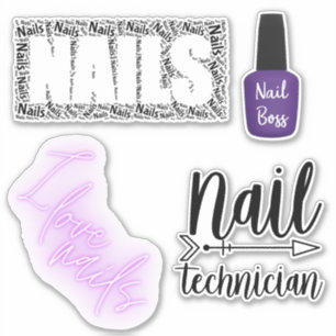 Nageltechniker Sticker