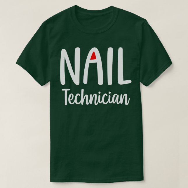 Nageltechniker T-Shirt (Design vorne)