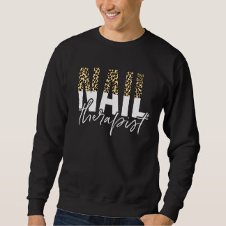 Nageltherapeut Leopard Nail Artist Nail Tech 1 Sweatshirt