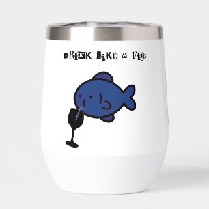 NAGEOIRE BLEUE drinker de poisson bleu drôle 11 on