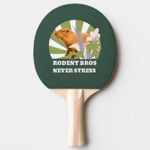 Nagetier-Brüder Stressfrei Capybara Tischtennis Schläger