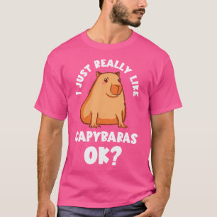 Nagetier I wie Capybara Lover Ca T-Shirt